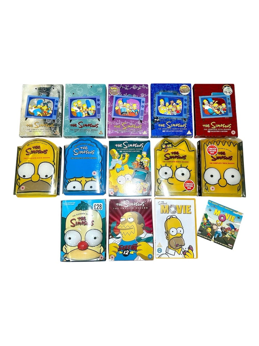 The Simpsons Complete Limited Edition Collectors Box Seasons 1 - 12 + Movie